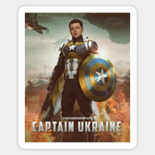 ZELENSKY - CAPTAIN UKRAINE Sticker